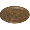 Ekena Millwork Marseille Ceiling Medallion (Fits Canopies up to 4 1/4"), 16 1/8"OD x 5/8"P, Rubbed Bronze CM16MARZS - alternate 4
